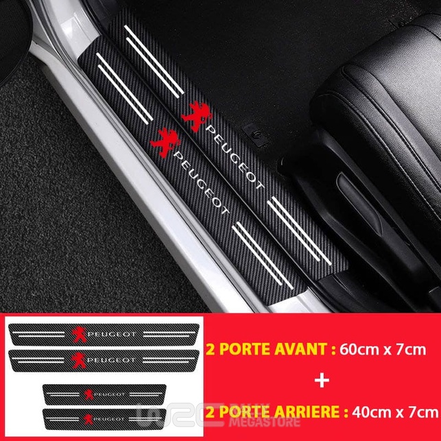 FILM PROTECTION AUTOCOLLANT POUR SEUIL DE PORTE PEUGEOT